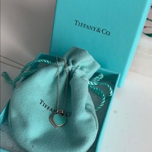Return to Tiffany double heart tag pendant